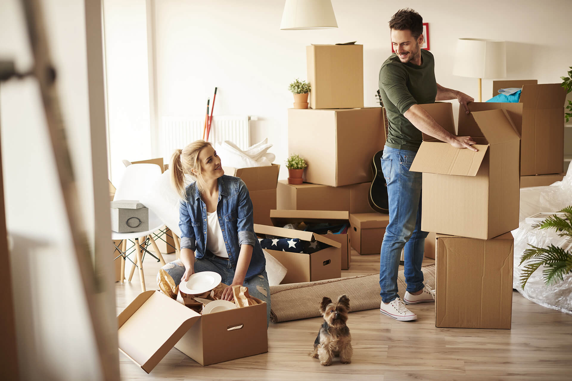 Storage boxes for clearance moving home